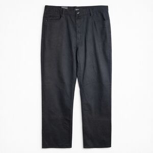 NWT M. Society Jet Black Straight Fit Pants 40x34 100% Cotton